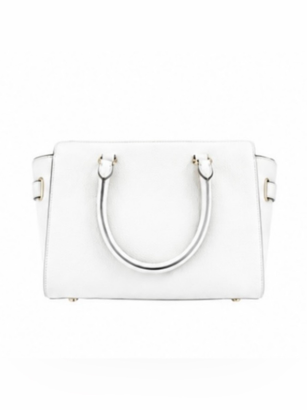 Coach Blake 25 Carryall Chalk Pebbled Leather Purse - Picture 4 of 5